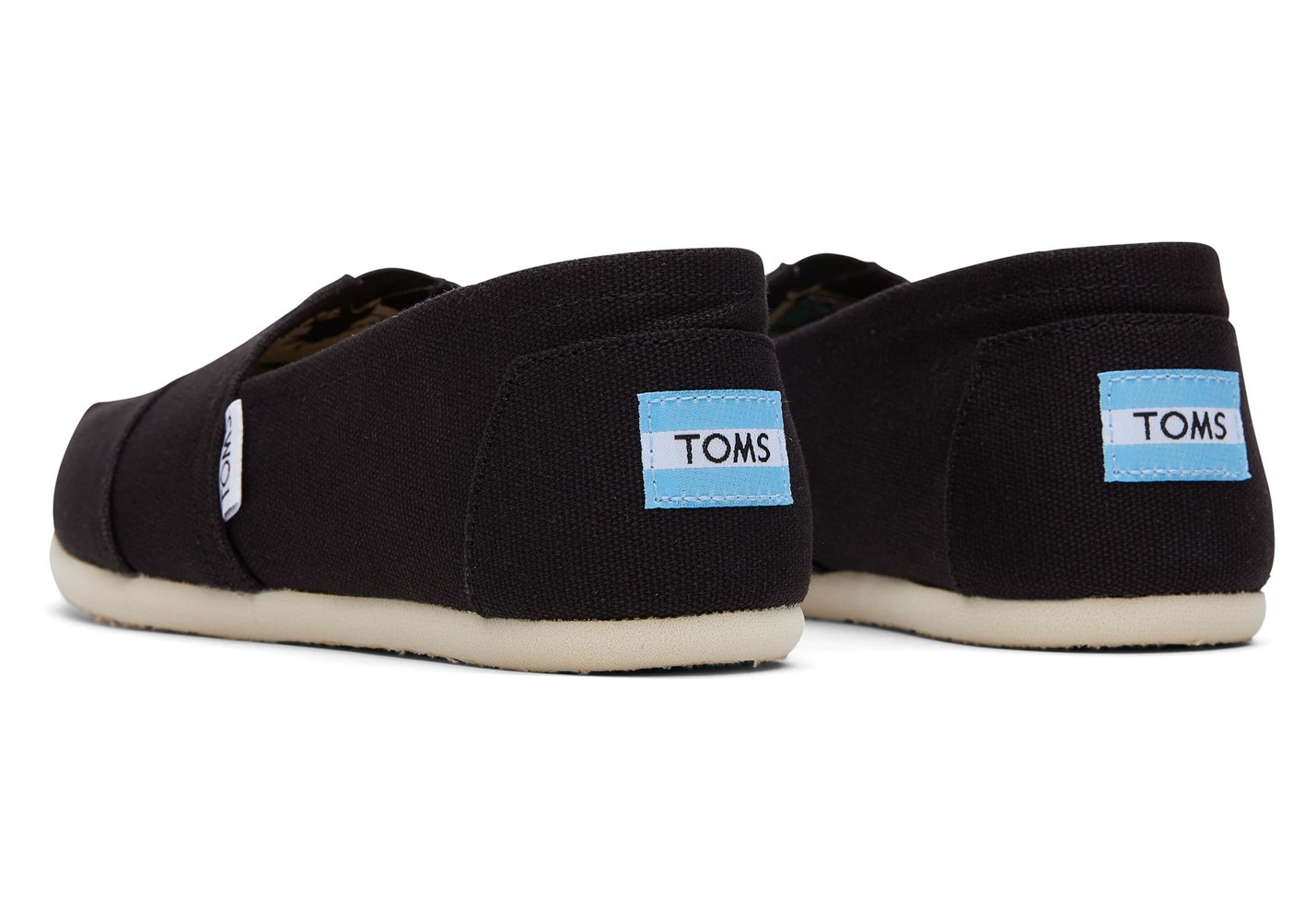 Toms Espadryle Damskie Czarne - Alpargata Płócienne - 32CYPTXAL